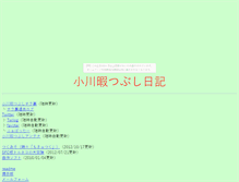 Tablet Screenshot of ogawa.sankinkoutai.com